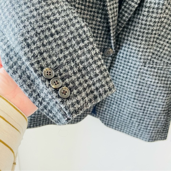 J. Crew Parke Houndstooth Wool Blazer 4 - Picture 5 of 12